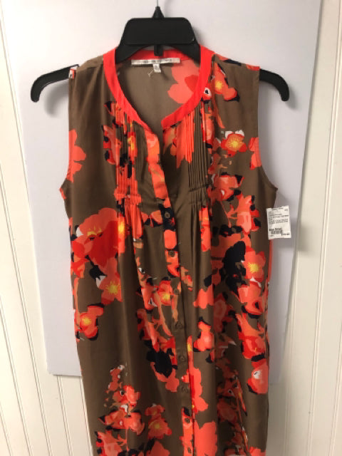 Brown & Orange Collective Concepts Sleeveless dress Women's