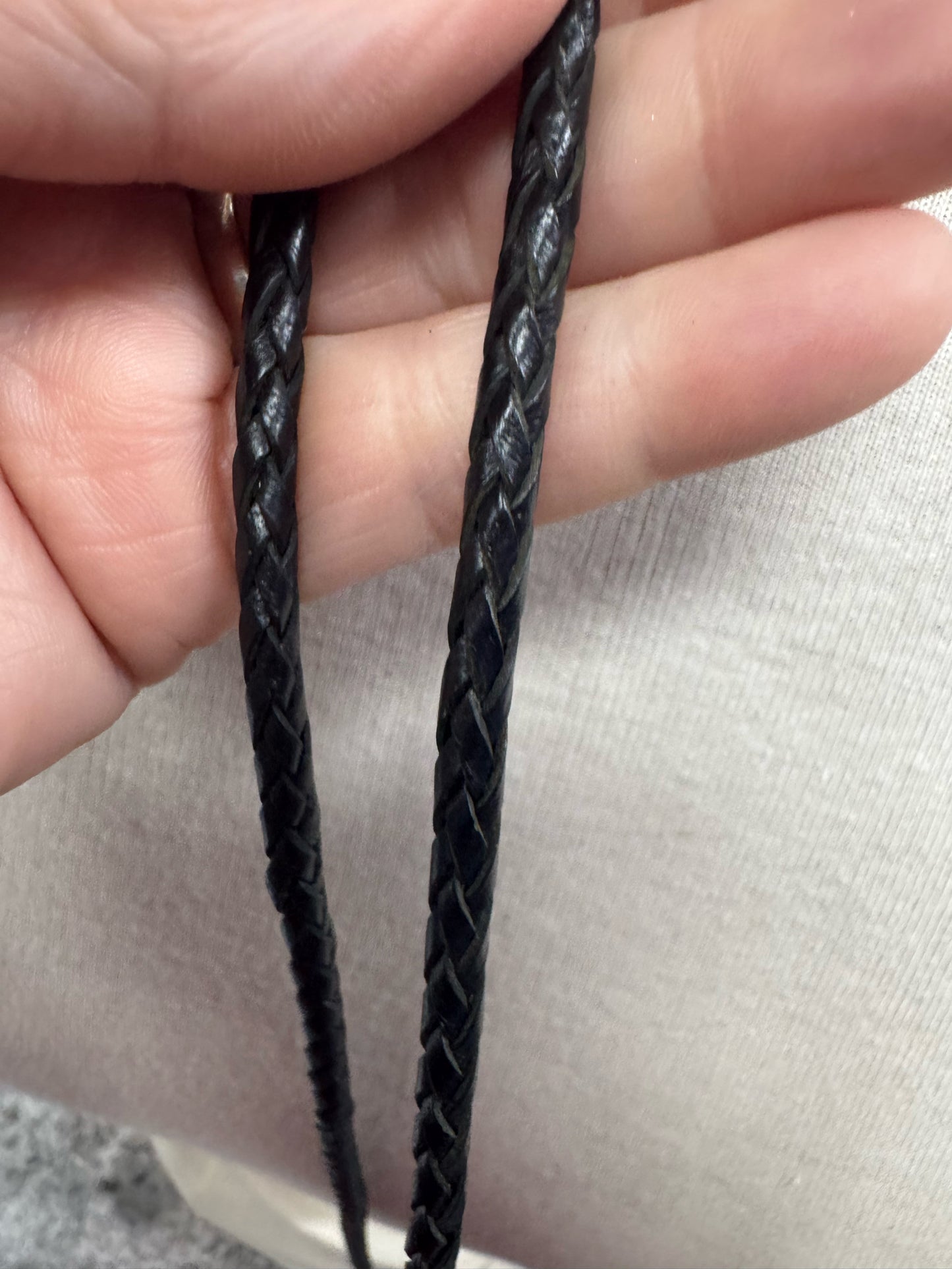 Zuni Sterling Silver Native American Vintage Bolo Tie