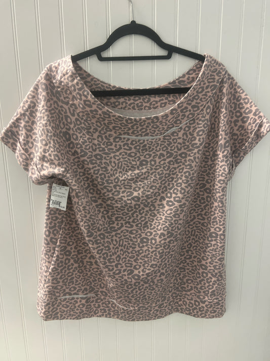Animal Print Maurices Short Sleeve Shirt Women's