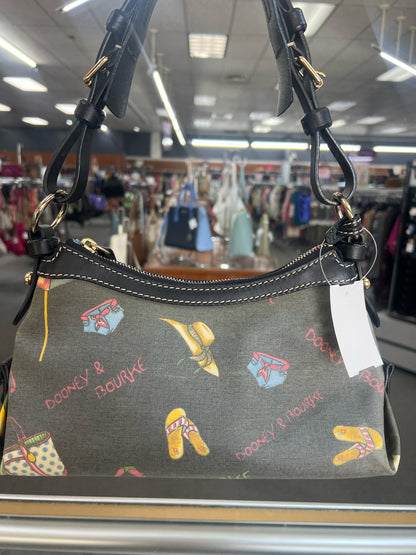 Designer Dooney & Bourke Gray/Multi-color Mini Bag
