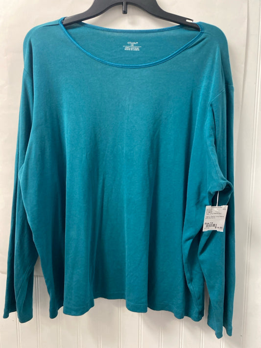 Teal CJ Banks Long Sleeve Shirt Women's
