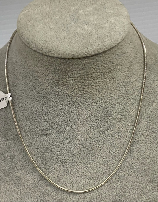 16" - 18" Adj Sterling Silver Chain