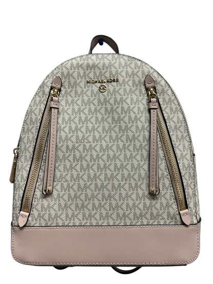 Designer NEW Michael Kors White/Blush Backpack