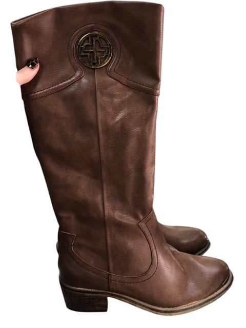 Brown Bare Traps Boots Women's
