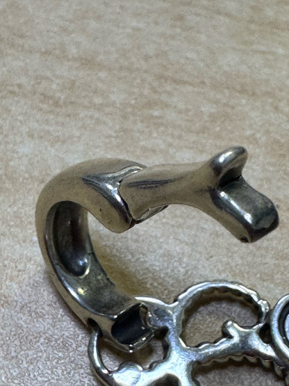 Carolyn Pollack Sterling Silver Pendant Flip Bail Enhancer 3" x 2"