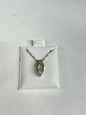 Sterling Strontium Titanate Pendant & Chain New JTV