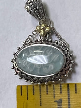 Load image into Gallery viewer, Barbara Bixby 925 Sterling Silver 18K Blue Quartzite Doublet Enhancer Pendant