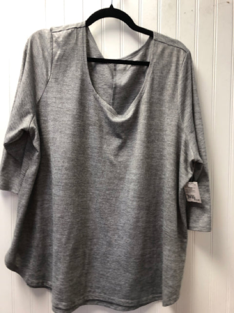 Gray Lane Bryant Long Sleeve Shirt Women's