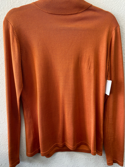 Orange Valerie Stevens Long Sleeve Shirt Women's