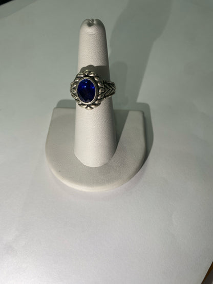 Sterling Silver CZ Ring Size 7