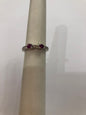Sterling Silver Ruby Ring Size 7