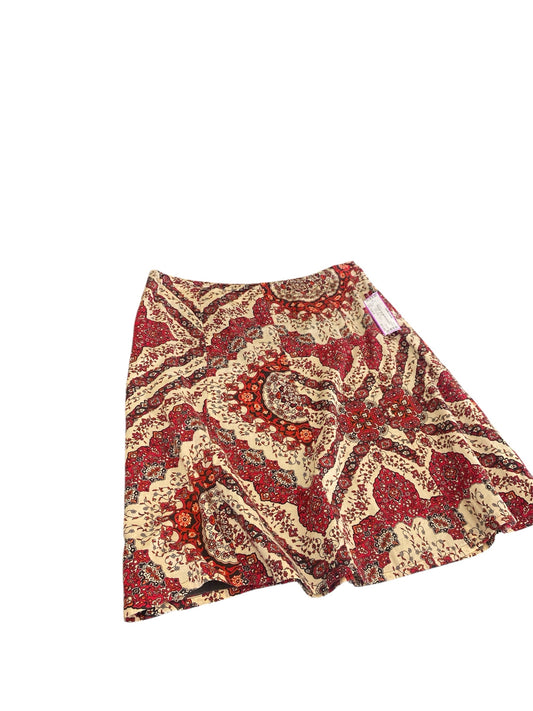 Multi-Color City Silk Skirt Women's