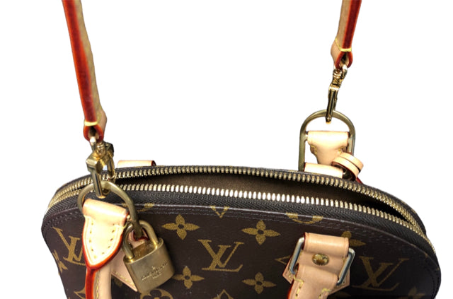 Brown Monogram Louis Vuitton Alma BB 400CW Handbag