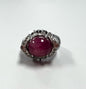 Sterling Silver Gemstone Ring Size 7