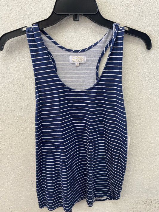 Navy Striped Mud Pie BOUTIQUE Tank Women's