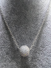 Load image into Gallery viewer, Judith Ripka Sterling 5.10cttw Pave Diamonique Bead 18&quot; Necklace