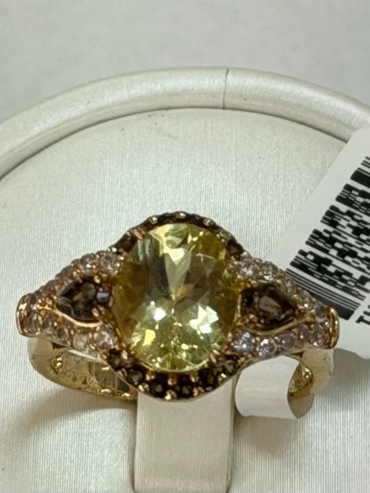 Sterling Silver Gemstone Ring New w/ Tags JTV Size 8