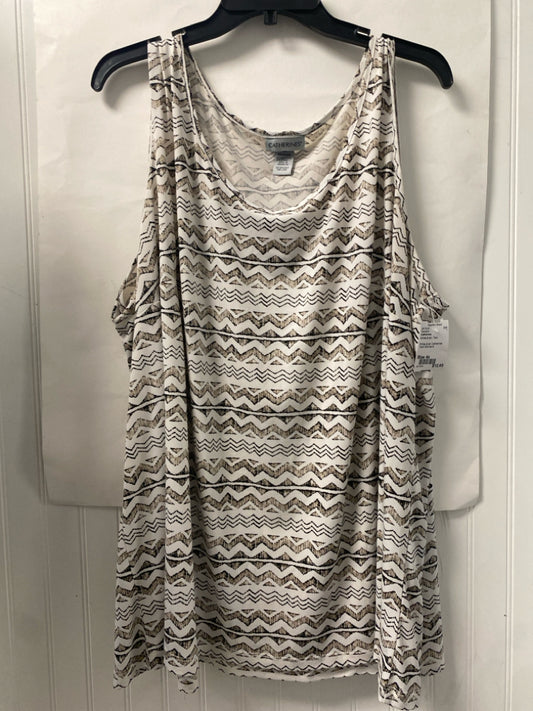 White & tan Catherines Tank Women's