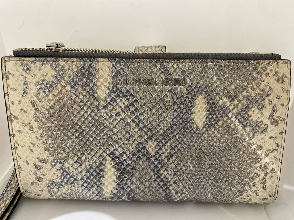 Designer Snakeskin Michael Kors Wristlet