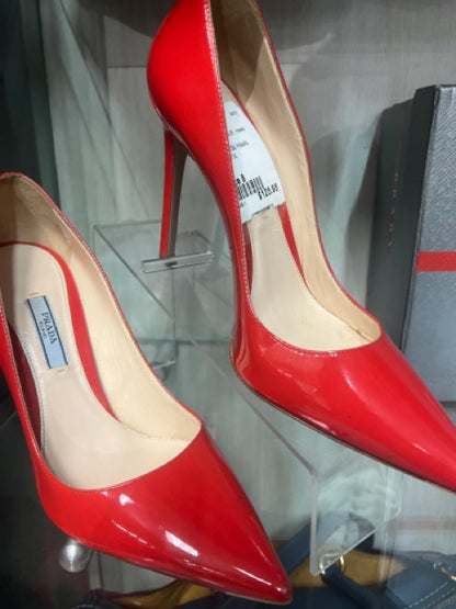 Red Prada Heels Women's