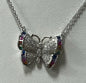 Sterling Silver CZ Necklace Pendant Chain New JTV