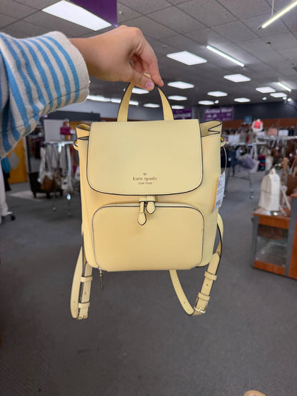 Designer Kate Spade Yellow Backpack