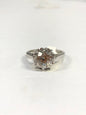 Sterling Silver CZ Ring Size 7