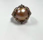Gems en Vogue Michael Valitutti Pearl Ring Size 9 Sterling Silver