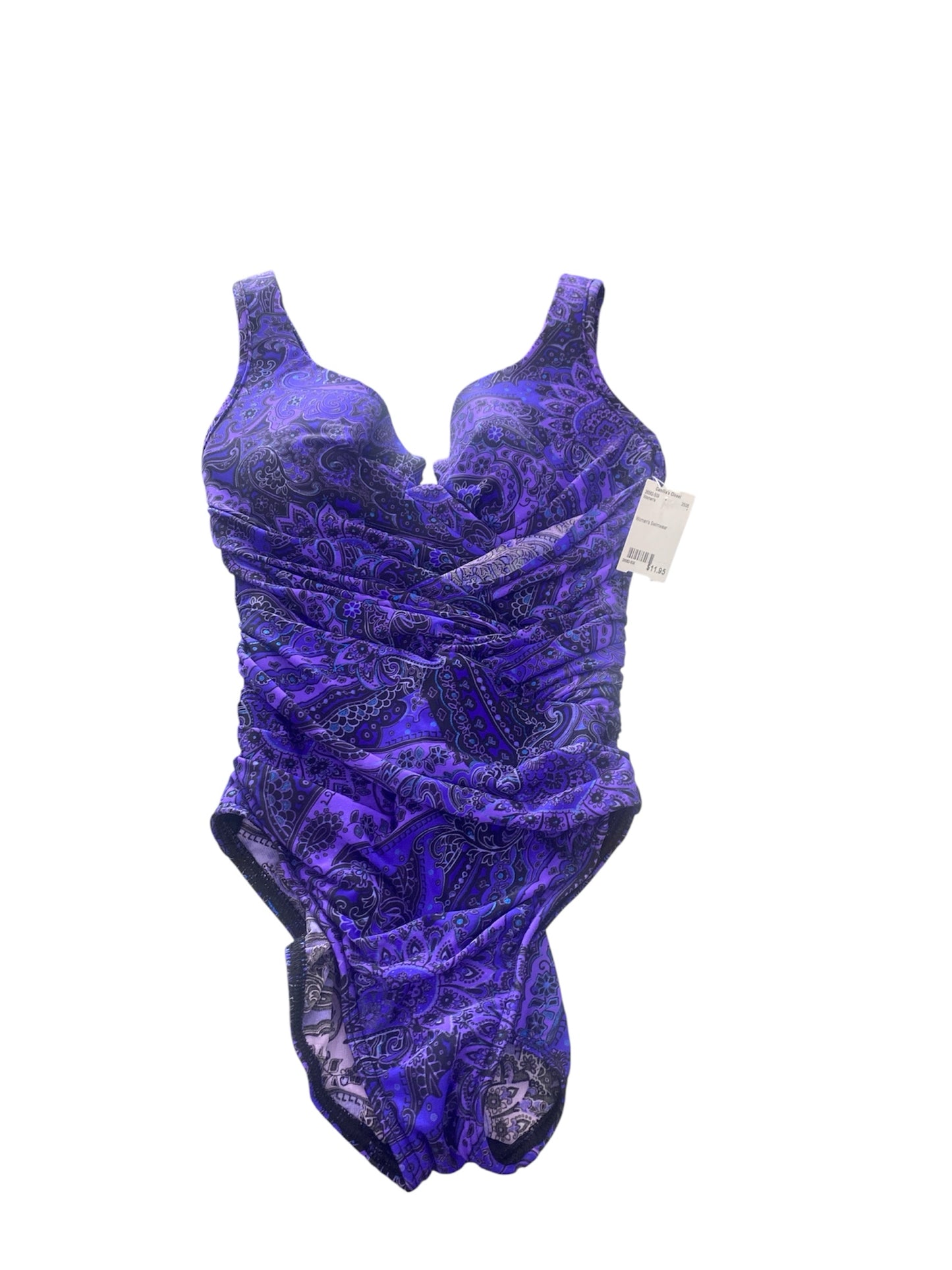 Purple Print Swimsuit Women's
