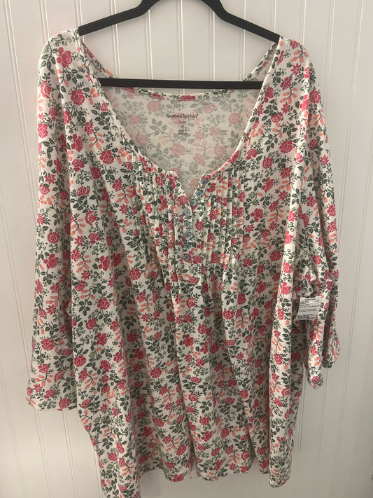 Multi-Color Woman Within Long Sleeve Shirt Women's