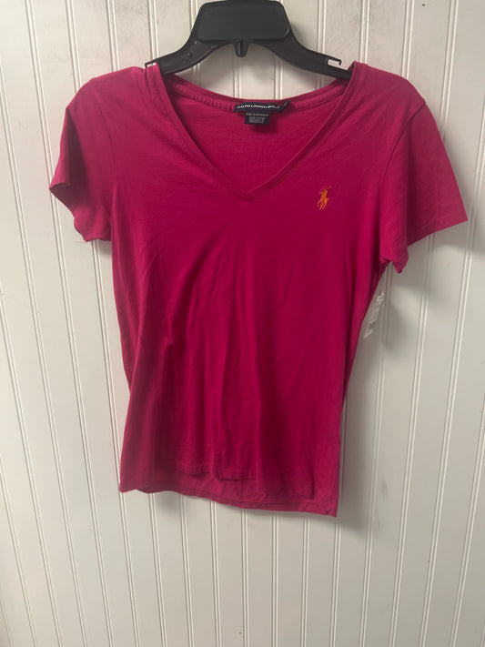 Pink Ralph Lauren ACTIVE Short Sleeve Shirt Women's