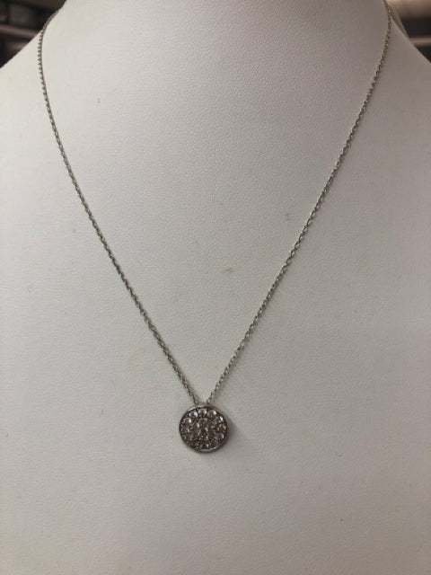 Sterling Silver Necklace & Pendant 18"