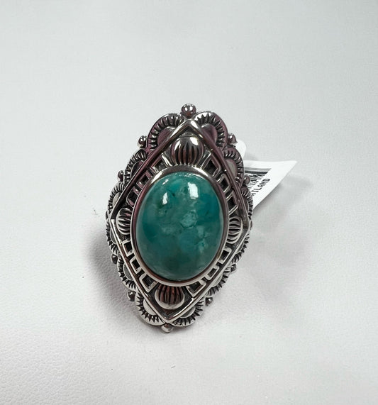 Sterling Silver Turquoise Ring New w/ Tags JTV Size 8