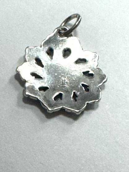 Retired James Avery SunBeam Charm Pendant Sunshine Rays Sun Sterling Silver 925