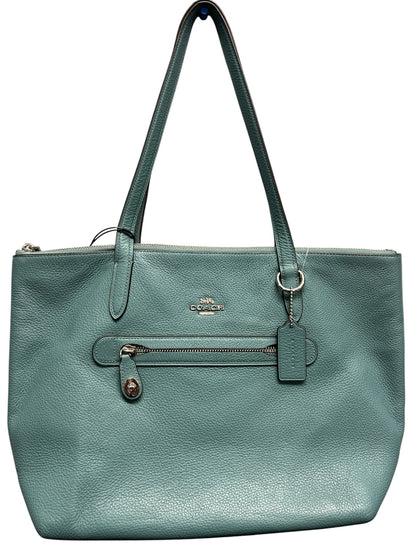 Designer Coach Steel Blue Handbag