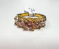 Gold Over Sterling Silver CZ Ring Size 8 JTV