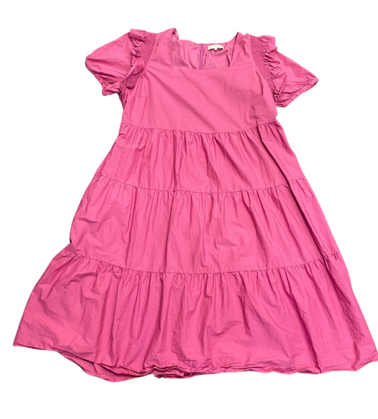 Pink English Factory Short Sleeve Dress Women's