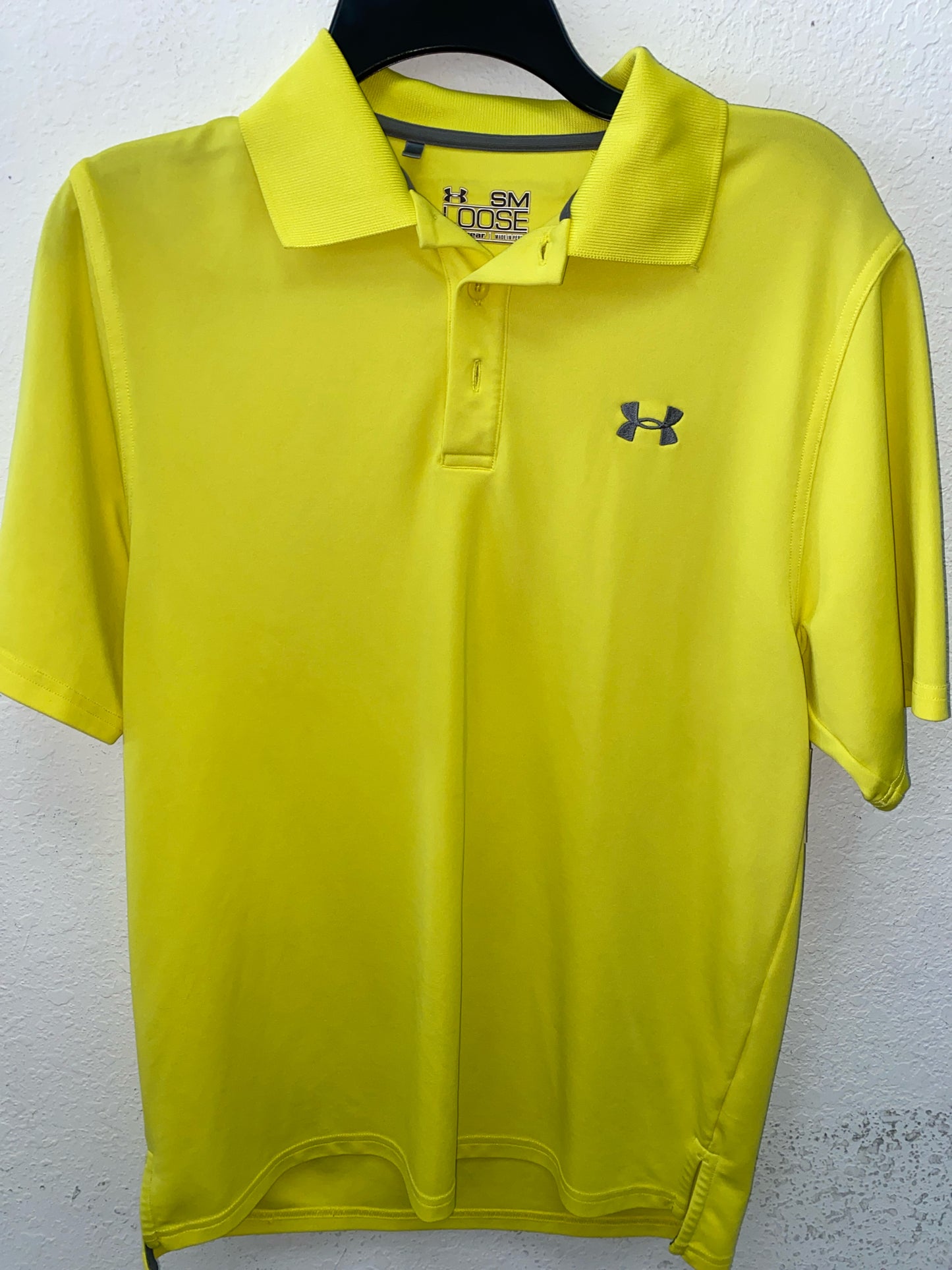 Yellow Under Armour ACTIVE Polo Men's