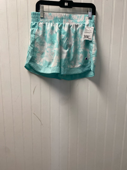 Turquoise/White Champion Shorts ACTIVE Girls