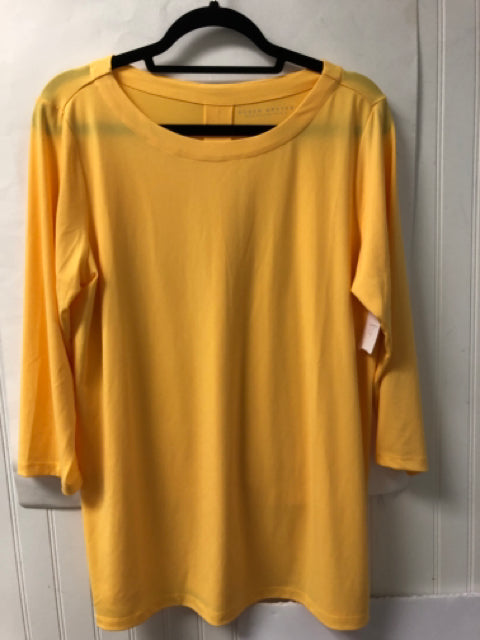 Yellow Susan Graver Long Sleeve Shirt Women's