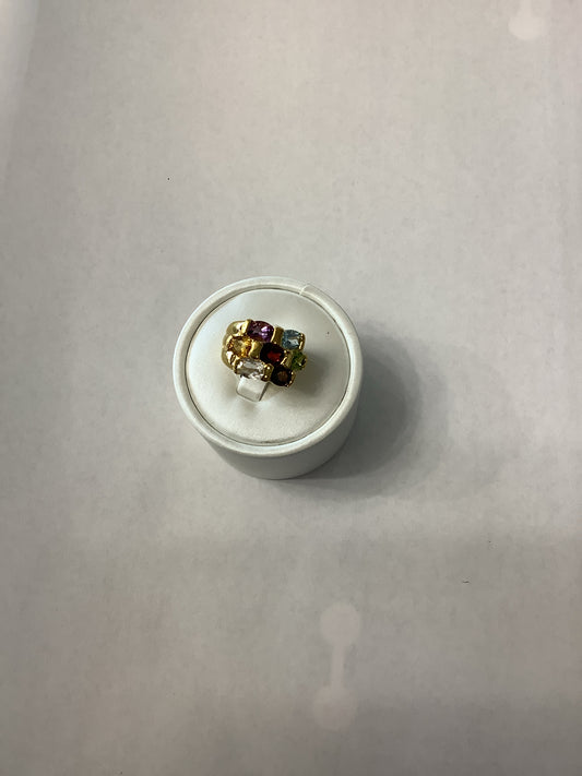 Gold Over Sterling Silver Ring Size 5