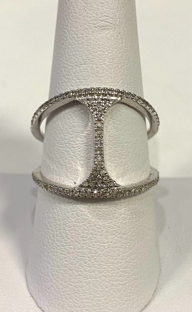 Sterling Silver CZ Ring Size 9