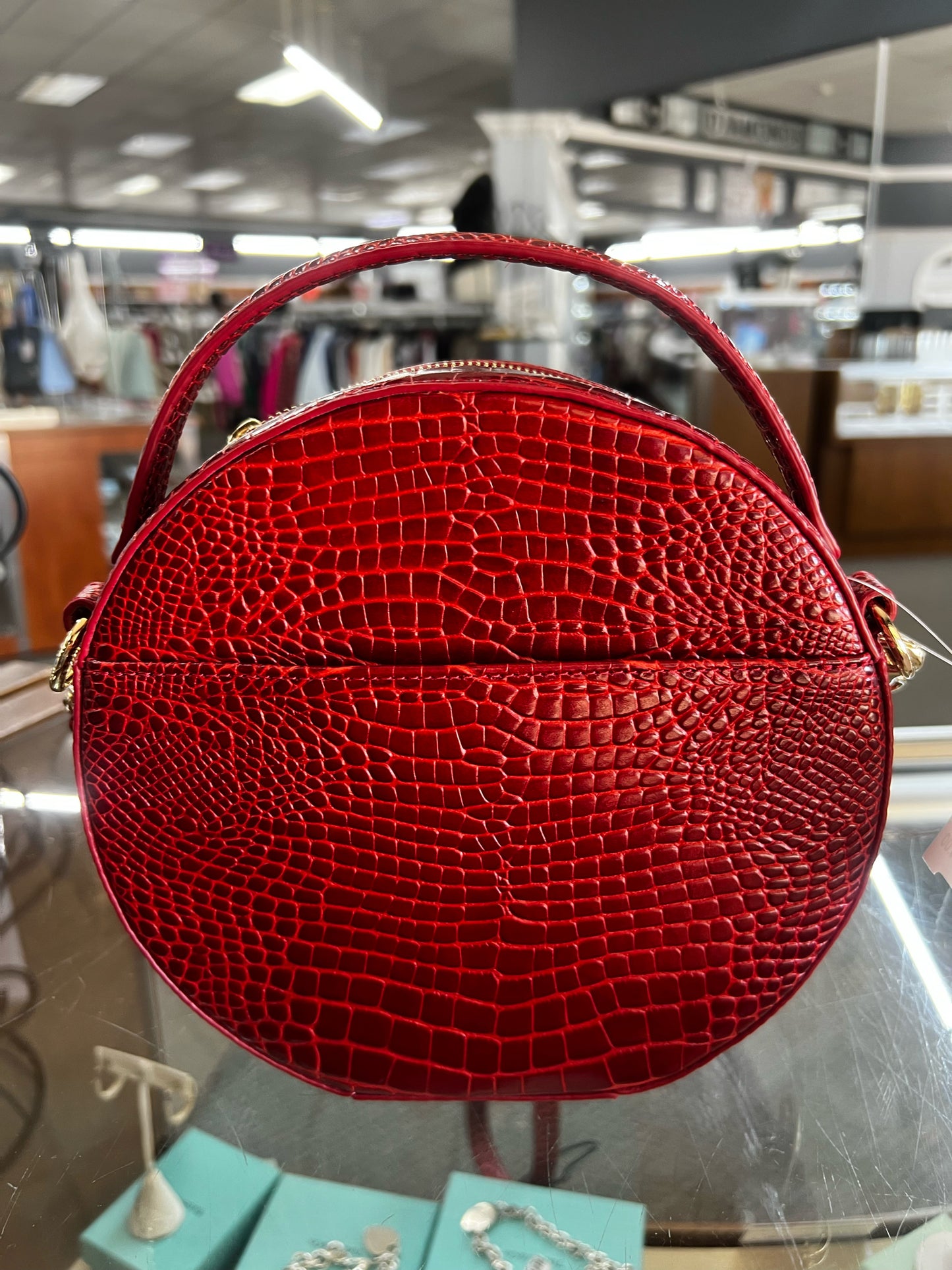 Designer Brahmin Red Handbag