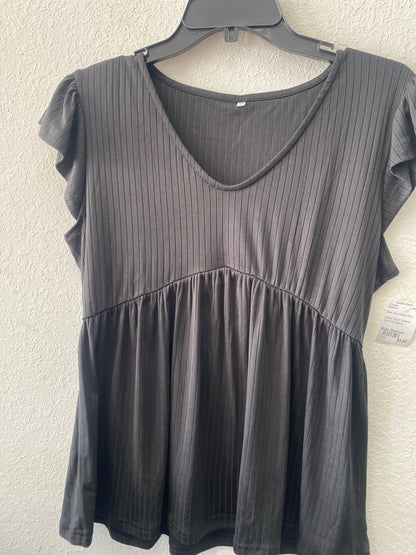 Black Short Sleeve Shirt Women's