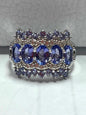 Sterling Silver Tanzanite Ring Size 9 JTV New Size 9