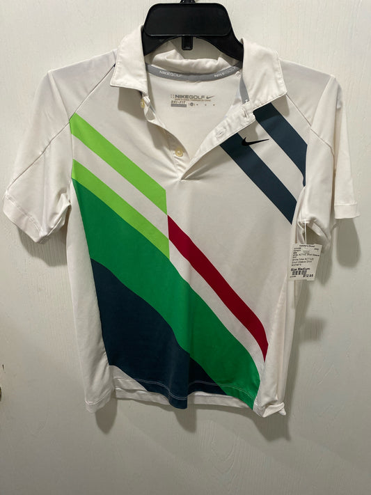 White Nike ACTIVE Short Sleeve Shirt Women's