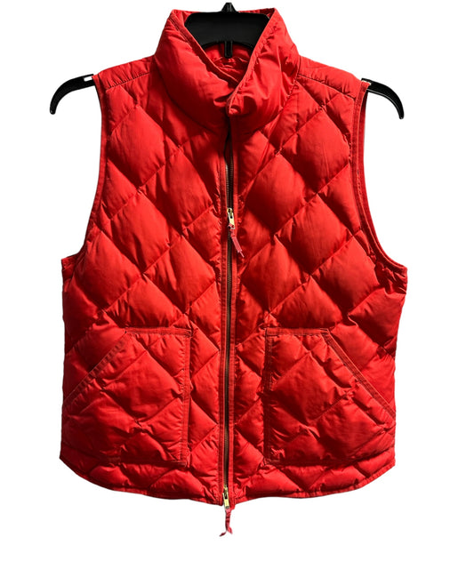 Red J. Crew Vest Women's