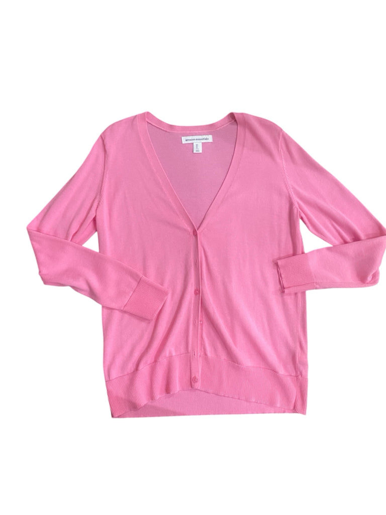 Pink Amazon Essentials Long Sleeve Shirt Women's