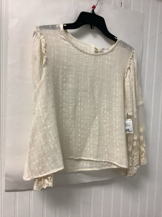 Cream Mira BOUTIQUE NEW Long Sleeve Shirt Women's