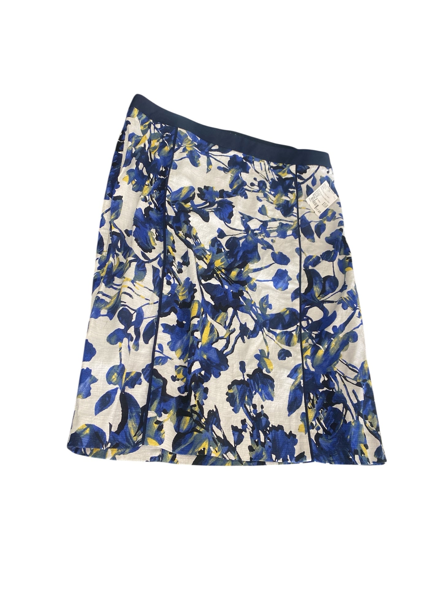 Blue Floral Print Alfani Skirt Women's